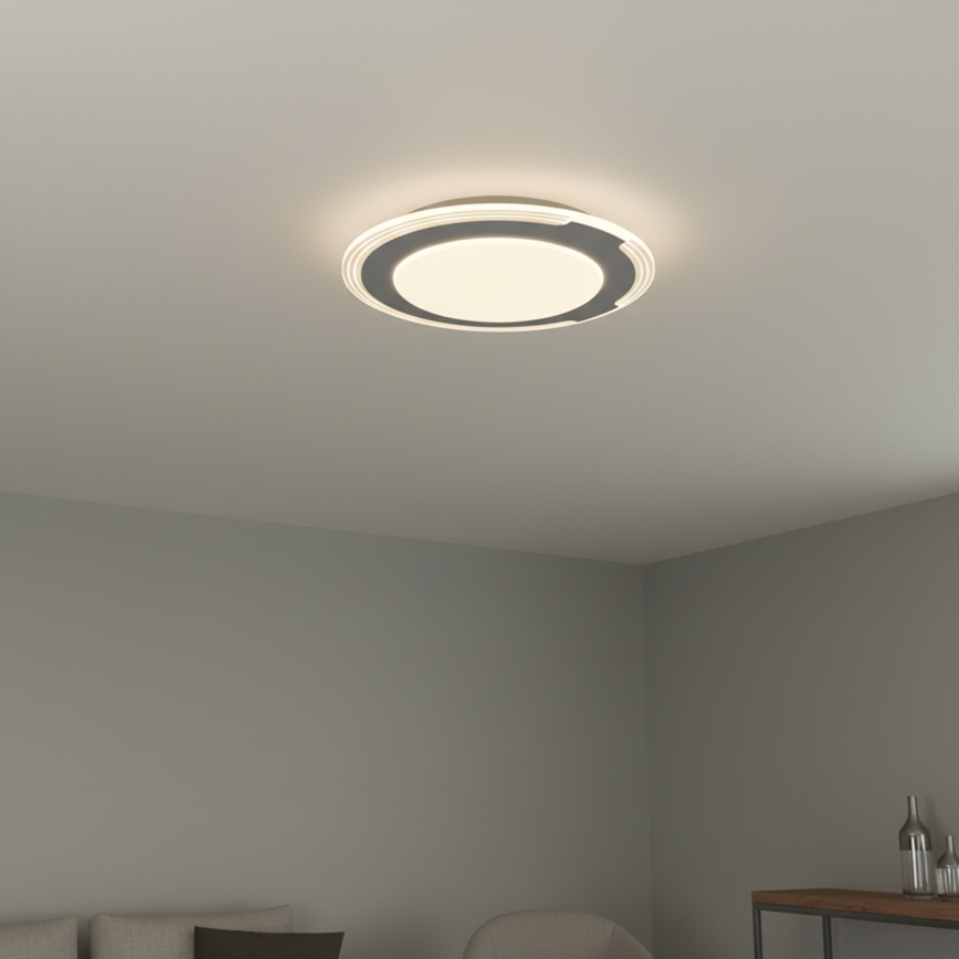 Brilagi - LED prigušiva plafonska svetiljka ORELIS, 80W, 230V, 3000–6000K, prečnik 50 cm, sa daljinskim upravljačem