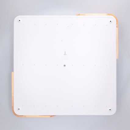 Brilagi - LED prigušiva stropna lampa PILANA LED/60W/230V 3000-6500K hrast/bela 56x56 cm + daljinski upravljač