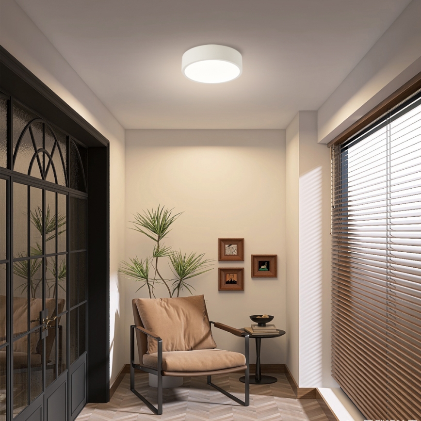 Brilagi - LED prigušiva plafonsko svetlo POOL LED/18W/230V 3000-6000K 20 cm belo + daljinski upravljač