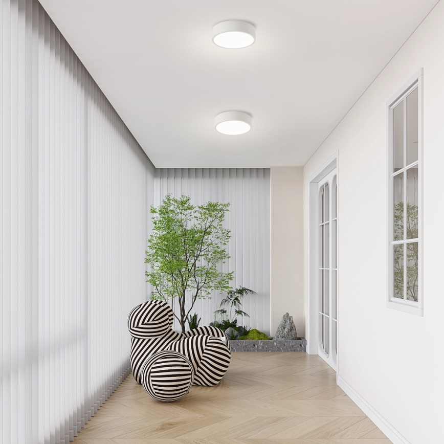 Brilagi - LED prigušiva plafonsko svetlo POOL LED/18W/230V 3000-6000K 20 cm belo + daljinski upravljač