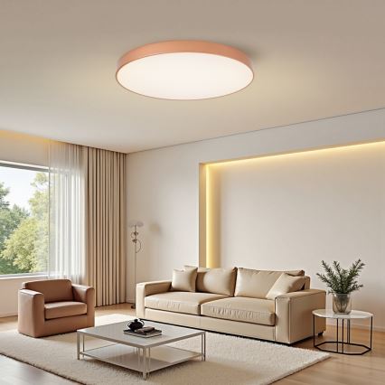 BRILAGI - LED prigušiva stropna svetiljka POOL SMART LED/100W/230V 3000-6000K pr. 80 cm Wi-Fi Tuya bakarna + daljinski upravljač