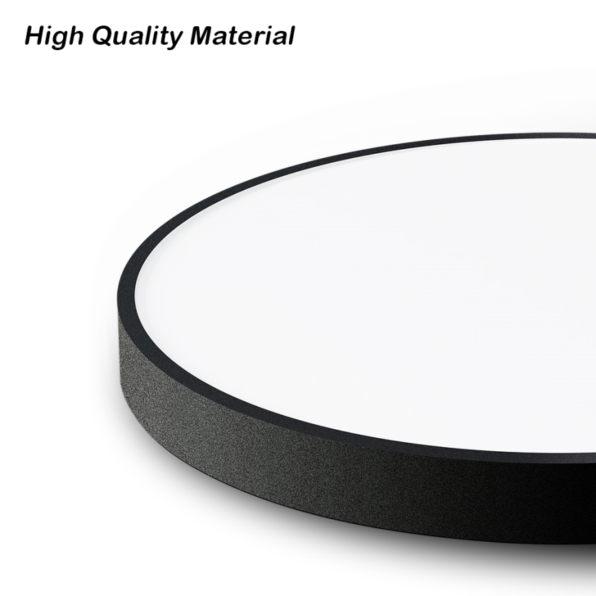 Brilagi - LED prigušiva plafonska svetiljka POOL SMART LED/100W/230V 3000-6000K pr. 80 cm Wi-Fi Tuya crna + daljinski upravljač