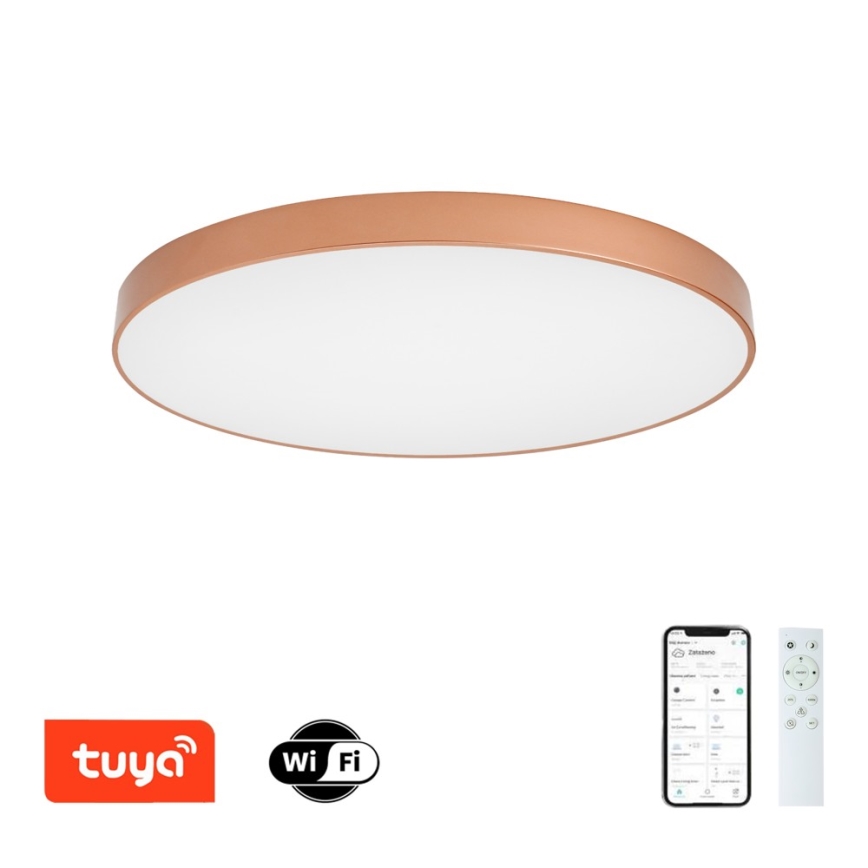 BRILAGI - LED prigušiva plafonska svetiljka POOL SMART LED/128W/230V 100 cm 3000-6000K Wi-Fi Tuya bronzana + daljinsko upravljanje