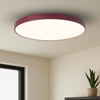 Brilagi - LED prigušiva svetiljka POOL SMART LED/128W/230V prečnika 100 cm 3000-6000K Wi-Fi Tuya + daljinski upravljač, bordo