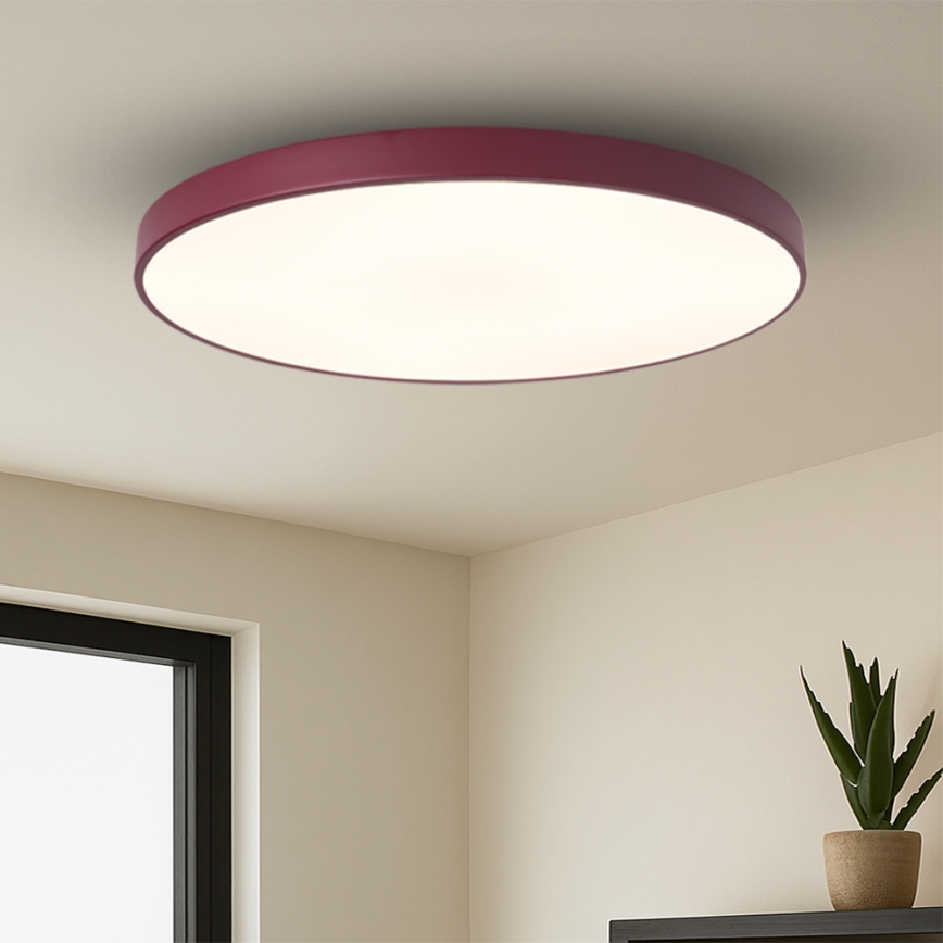 Brilagi - LED prigušiva svetiljka POOL SMART LED/128W/230V Ø 100 cm Wi-Fi Tuya + daljinsko upravljanje bordo
