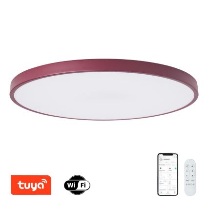 Brilagi - LED prigušiva svetiljka POOL SMART LED/128W/230V Ø 100 cm Wi-Fi Tuya + daljinsko upravljanje bordo
