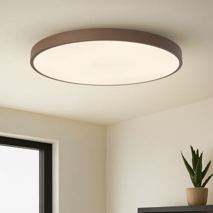 Brilagi - LED prigušiva svetiljka POOL SMART LED/128W/230V prečnik 100 cm Wi-Fi Tuya + daljinski upravljač braon