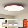 Brilagi - LED prigušiva svetiljka POOL SMART LED/128W/230V Ø 100 cm Wi-Fi Tuya + daljinsko upravljanje bordo