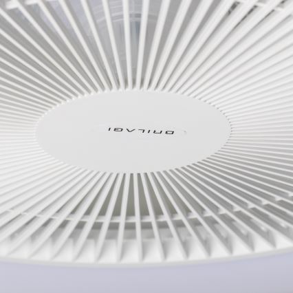 Brilagi - LED prigušiva svetiljka sa ventilatorom AURA LED/38W/230V 3000-6000K bela + daljinski upravljač