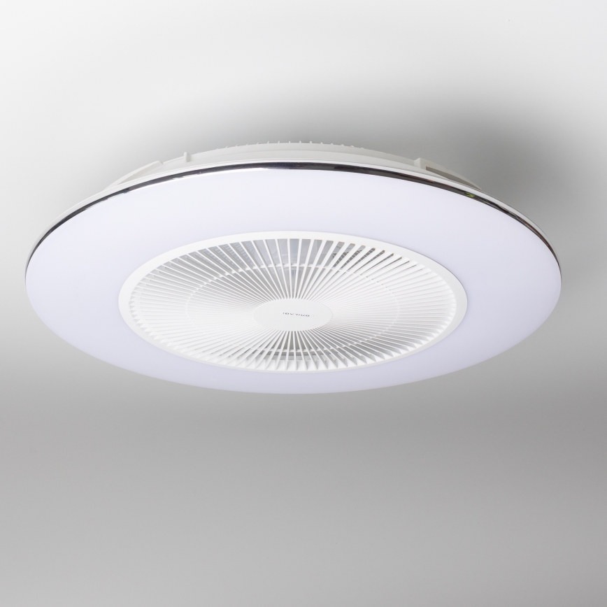 Brilagi - LED prigušiva svetiljka sa ventilatorom AURA LED/38W/230V 3000-6000K bela + daljinski upravljač