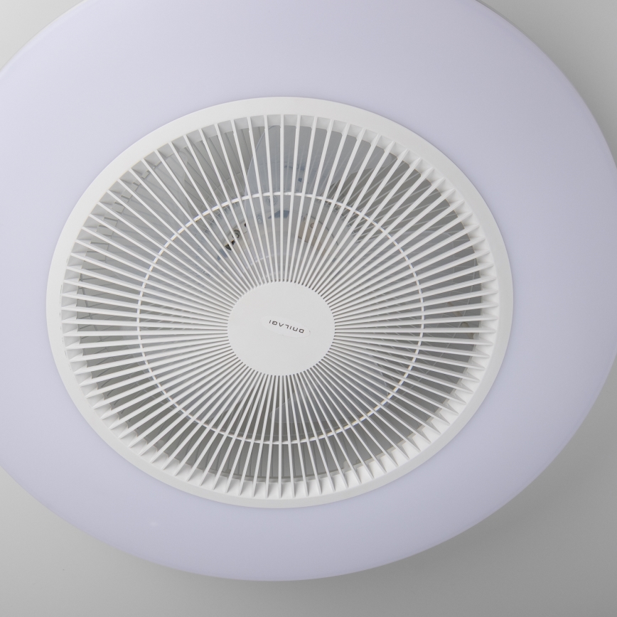Brilagi - LED prigušiva svetiljka sa ventilatorom AURA LED/38W/230V 3000-6000K bela + daljinski upravljač