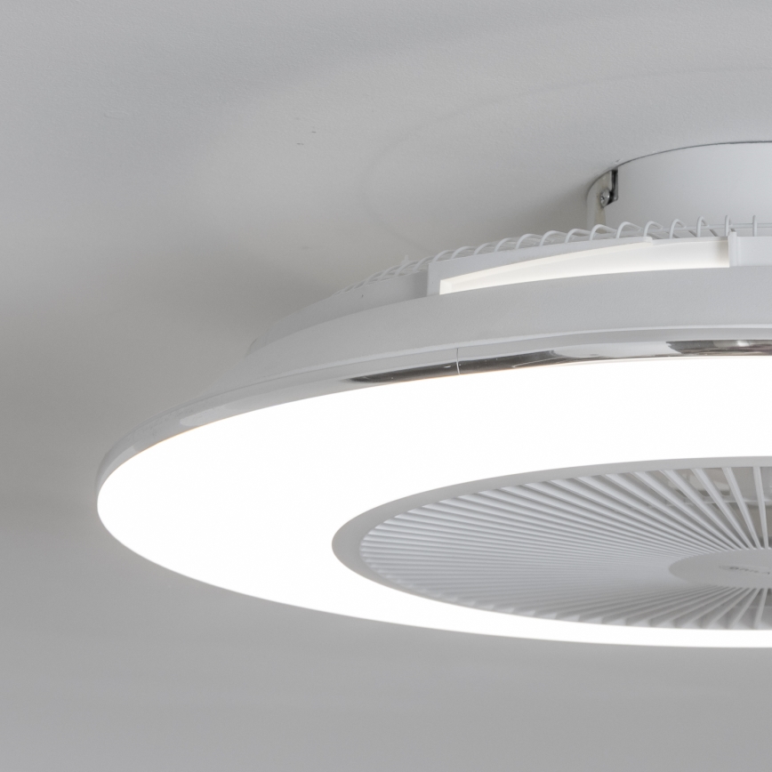 Brilagi - LED prigušiva svetiljka sa ventilatorom AURA LED/38W/230V 3000-6000K bela + daljinski upravljač