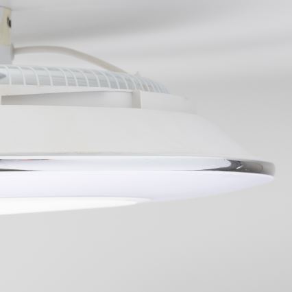 Brilagi - LED prigušiva svetiljka sa ventilatorom AURA LED/38W/230V 3000-6000K bela + daljinski upravljač