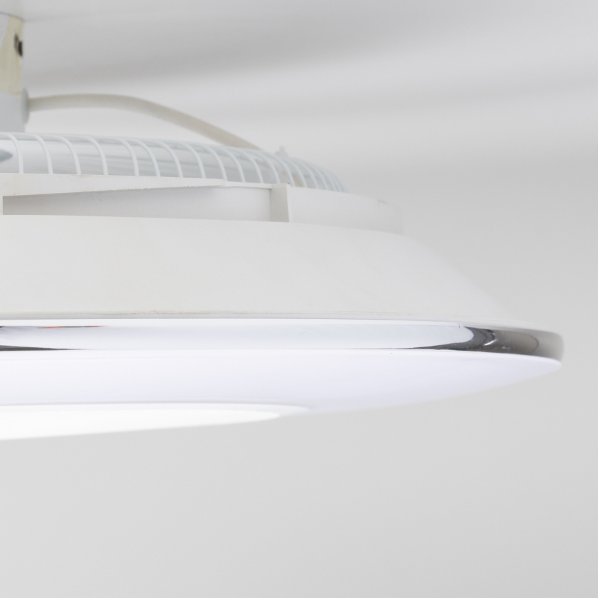 Brilagi - LED prigušiva svetiljka sa ventilatorom AURA LED/38W/230V 3000-6000K bela + daljinski upravljač