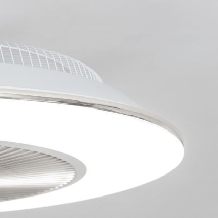 Brilagi - LED prigušiva svetiljka sa ventilatorom AURA LED/38W/230V 3000-6000K srebrna + daljinski upravljač