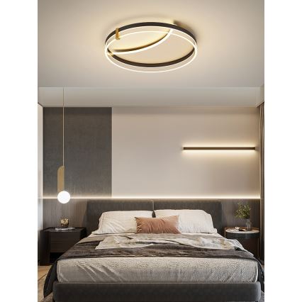 Brilagi - LED prigušiva plafonska lampa SIRELI LED/47W/230V 3000-6000K prečnik 40 cm + daljinski upravljač