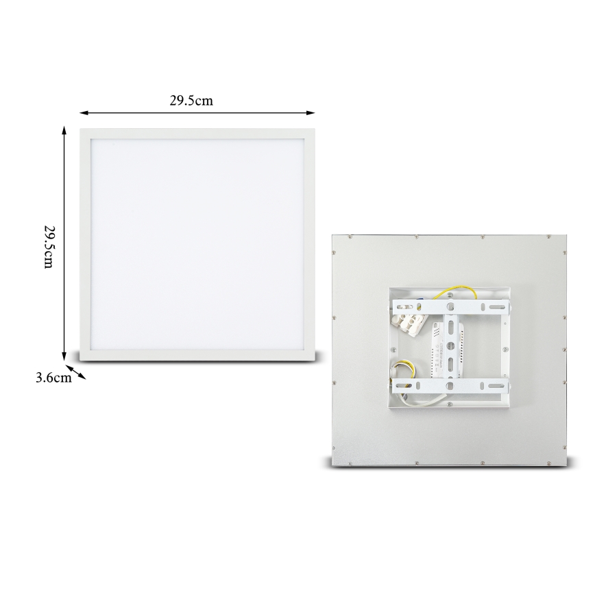 Brilagi - LED prigušiva plafonska svetiljka SLIMFRAME LED/25W/230V 30x30 cm 3000-6000K bela + daljinski upravljač