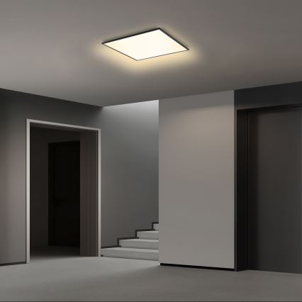 Brilagi - LED prigušiva plafonska svetiljka SLIMFRAME LED/36W/230V 45x45 cm 3000-6000K crna + daljinski upravljač