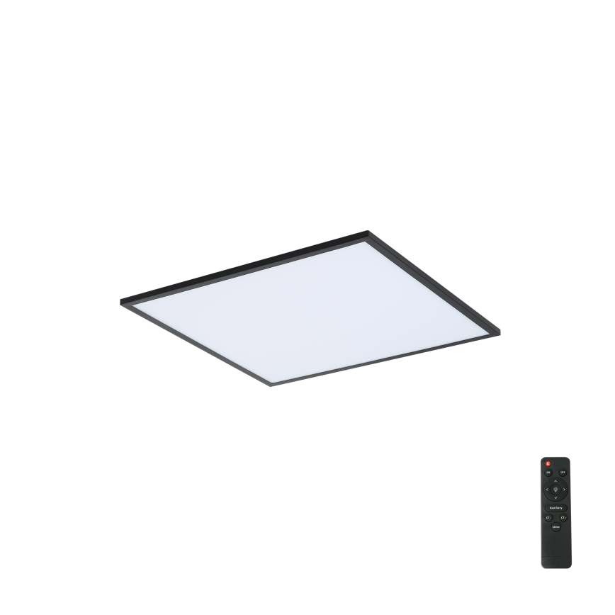 Brilagi - LED prigušiva plafonska svetiljka SLIMFRAME LED/36W/230V 45x45 cm 3000-6000K crna + daljinski upravljač