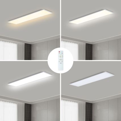 Brilagi - LED prigušiva stropna svetiljka SLIMFRAME LED/58W/230V 120x30 cm 3000-6000K bela + daljinski upravljač