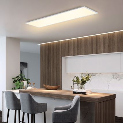 Brilagi - LED prigušiva stropna svetiljka SLIMFRAME LED/58W/230V 120x30 cm 3000-6000K bela + daljinski upravljač