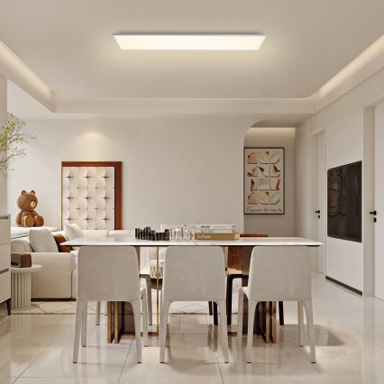 Brilagi - LED prigušiva stropna svetiljka SLIMFRAME LED/58W/230V 120x30 cm 3000-6000K bela + daljinski upravljač