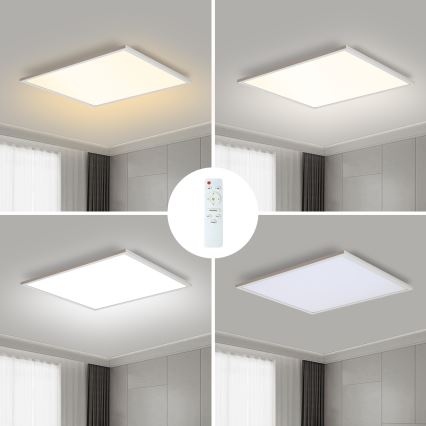 Brilagi - LED prigušiva plafonsko svetlo SLIMFRAME LED/58W/230V 60x60 cm 3000-6000K belo + daljinski upravljač