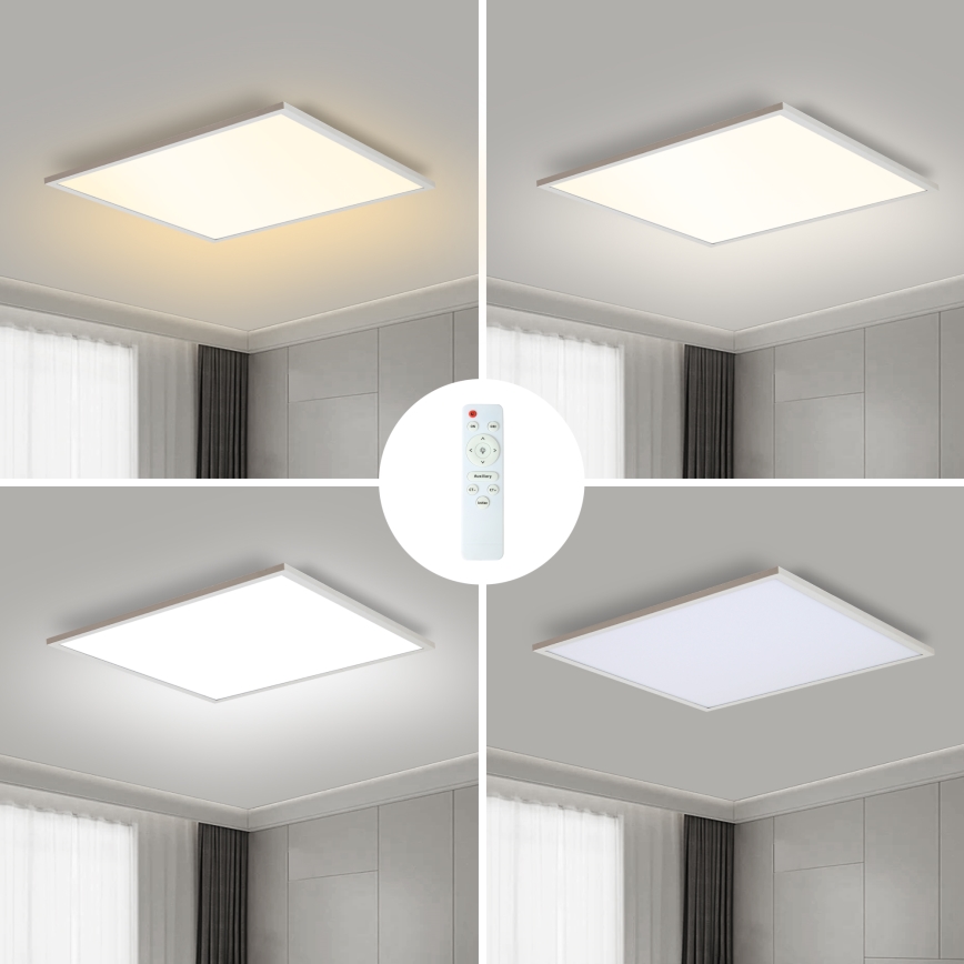 Brilagi - LED prigušiva plafonsko svetlo SLIMFRAME LED/58W/230V 60x60 cm 3000-6000K belo + daljinski upravljač