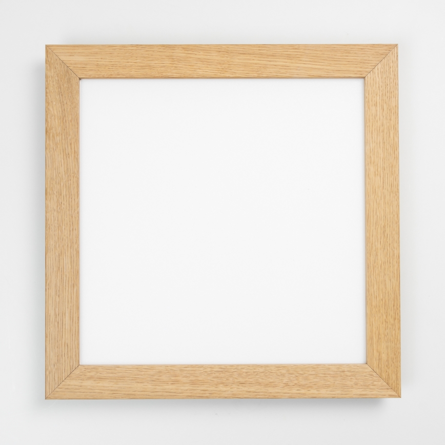 Brilagi - LED prigušiva plafonska svetiljka SLIMFRAME WOOD LED/36W/230V 49,5x49,5 cm 3000-6000K smeđa + daljinski upravljač
