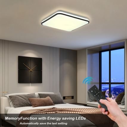 Brilagi - LED prigušiva stropna svetiljka SMART LED/28W/230V 3000-6000K 40x40 cm Wi-Fi Tuya + daljinsko upravljanje
