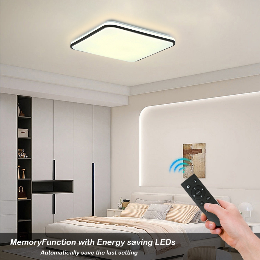 Brilagi - prigušiva plafonska lampa SMART LED/36W/230V 3000-6000K 45x45 cm Wi-Fi Tuya + daljinsko upravljanje