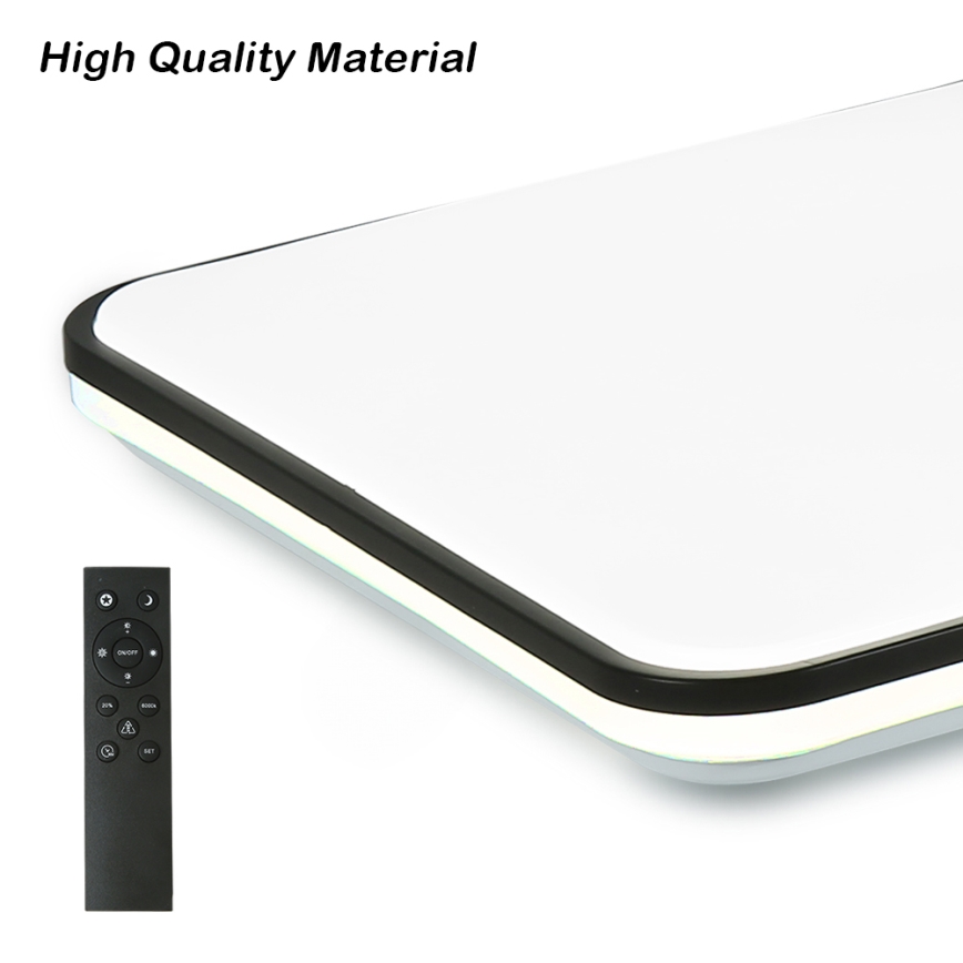 Brilagi - prigušiva plafonska lampa SMART LED/36W/230V 3000-6000K 45x45 cm Wi-Fi Tuya + daljinsko upravljanje