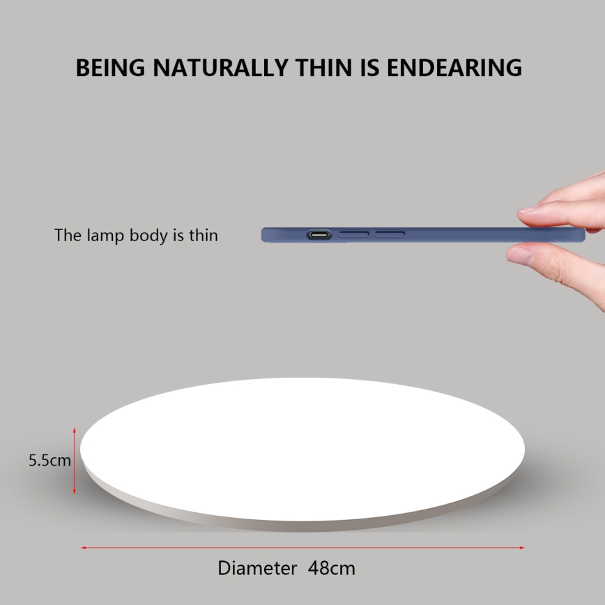 Brilagi - LED prigušiva svetiljka SMART STARS LED/36W/230V prečnik 48 cm 2700-6500K Wi-Fi Tuya + daljinski upravljač