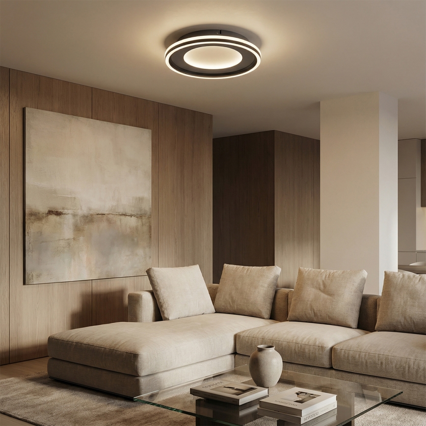 Brilagi - LED prigušiva plafonska svetiljka TRIVARO LED/72W/230V 3000-6000K prečnik 40 cm + daljinski upravljač