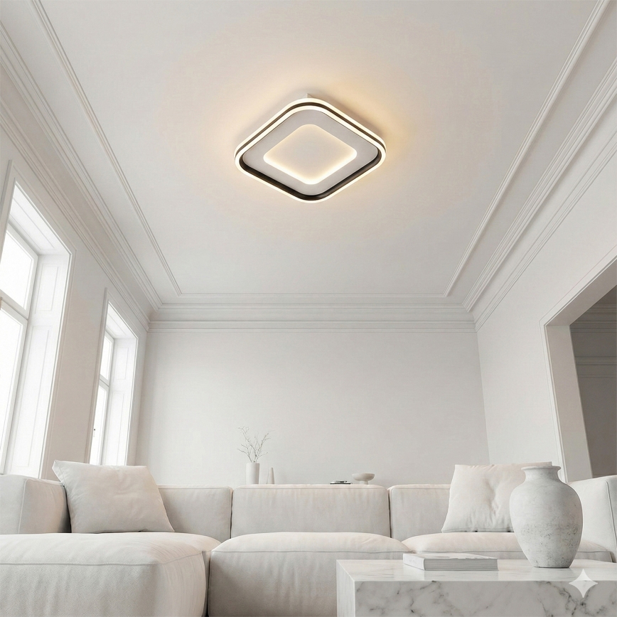 Brilagi - LED prigušiva plafonska lampa TRIVARO LED/88W/230V 3000-6000K 40x40 cm + daljinski upravljač