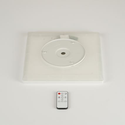 Brilagi - prigušiva LED plafonska svetiljka ULTRA SLIM LED/18W/230V 2700-6500K 30x30 cm bela + daljinski upravljač