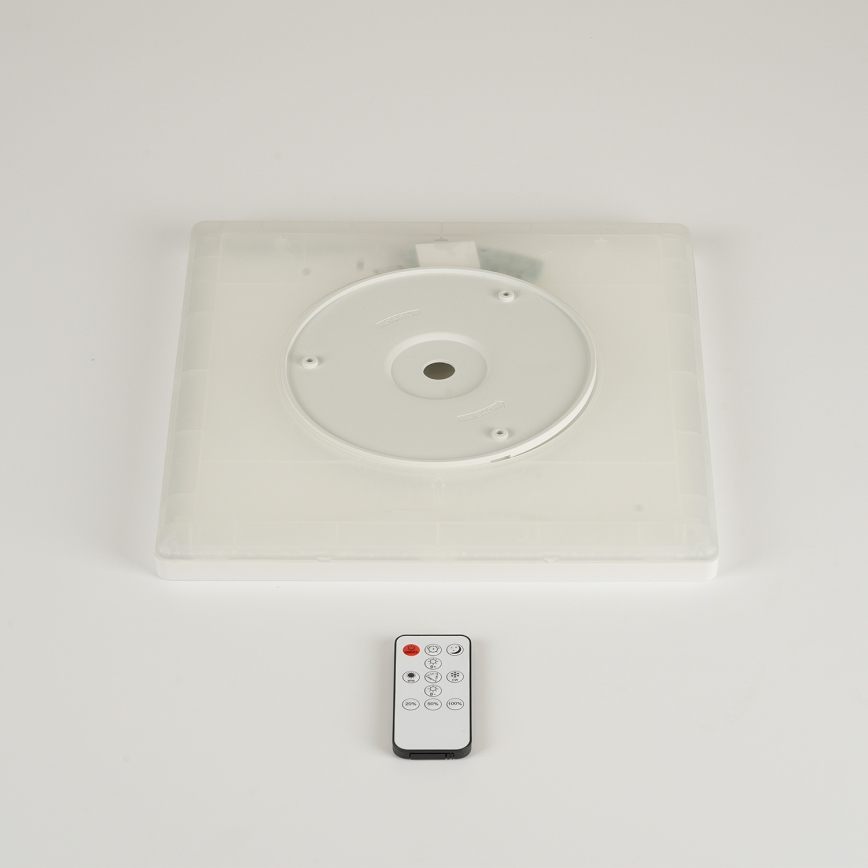 Brilagi - prigušiva LED plafonska svetiljka ULTRA SLIM LED/18W/230V 2700-6500K 30x30 cm bela + daljinski upravljač