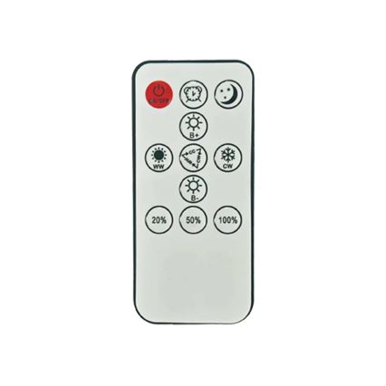 Brilagi - prigušiva LED plafonska svetiljka ULTRA SLIM LED/18W/230V 2700-6500K 30x30 cm bela + daljinski upravljač