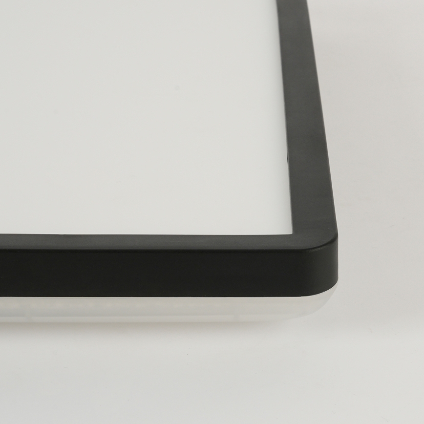 Brilagi - prigušiva stropna LED svetiljka ULTRA SLIM LED/18W/230V 2700-6500K 30x30 cm crna + daljinski upravljač