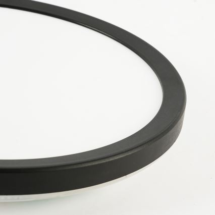 Brilagi - LED prigušiva plafonsko svetlo ULTRA SLIM LED/18W/230V 2700-6500K fi 30 cm crna + daljinski upravljač