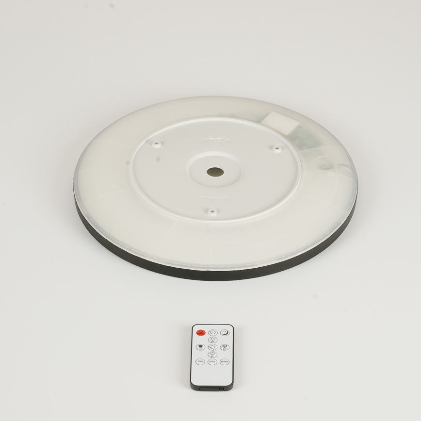 Brilagi - LED prigušiva plafonsko svetlo ULTRA SLIM LED/18W/230V 2700-6500K fi 30 cm crna + daljinski upravljač