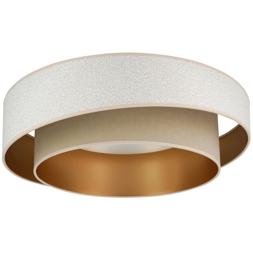 Brilagi - LED prigušiva plafonska lampa VEGAS SHINE LED/24W/230V prečnik 60 cm 3000/4000/6500K krem/bež + daljinski upravljač