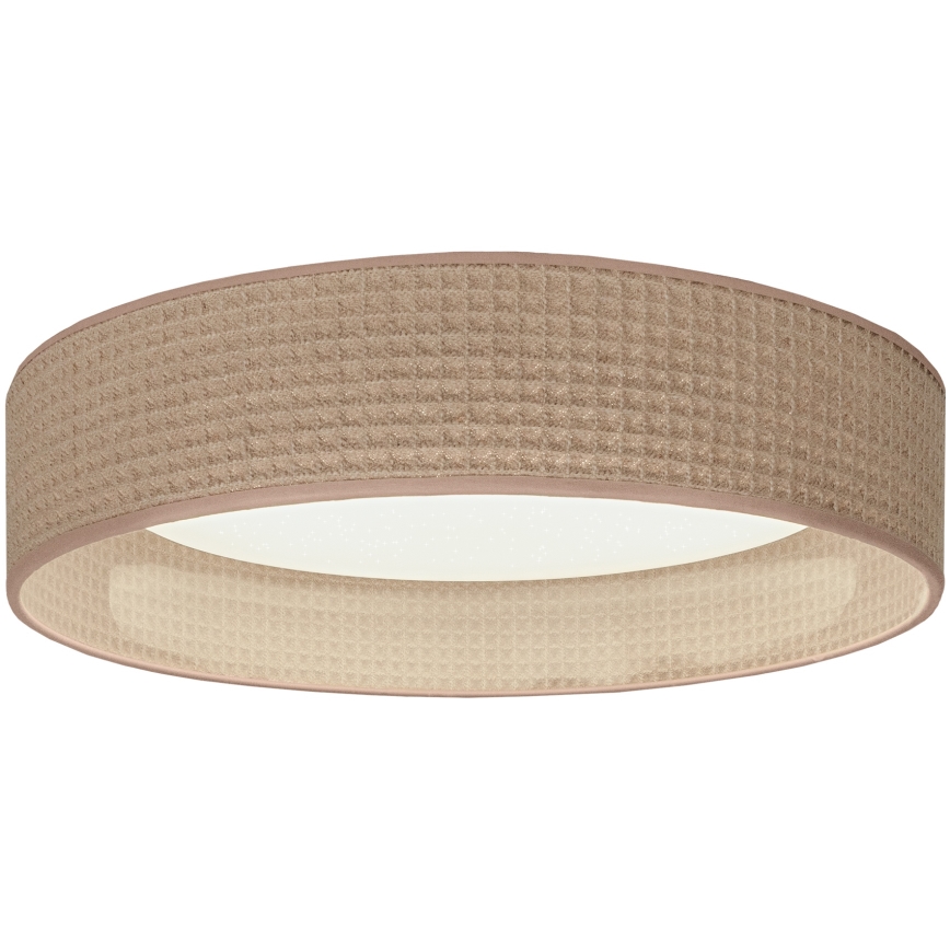 BRILAGI - LED prigušiva plafonsko svetlo VELVET SMARTIX STARS LED/24W/230V 3000-6000K prečnik 45 cm bež Wi-Fi Tuya Beacon + daljinski upravljač