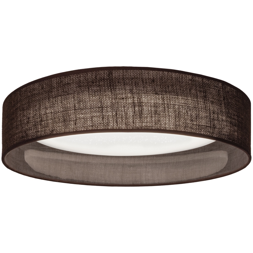 BRILAGI - LED prigušiva plafonska svetiljka VELVET SMARTIX STARS LED/24W/230V 3000-6000K prečnik 45 cm braon Wi-Fi Tuya Beacon + daljinski upravljač