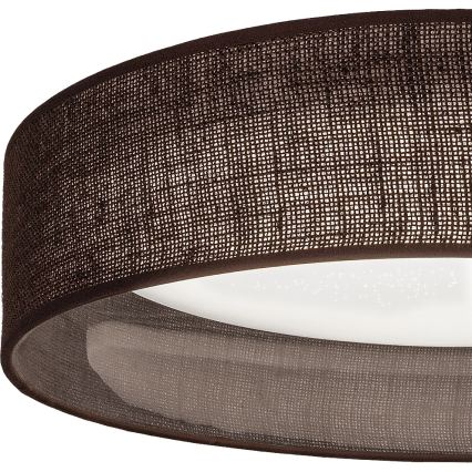 BRILAGI - LED prigušiva plafonska svetiljka VELVET SMARTIX STARS LED/24W/230V 3000-6000K prečnik 45 cm braon Wi-Fi Tuya Beacon + daljinski upravljač