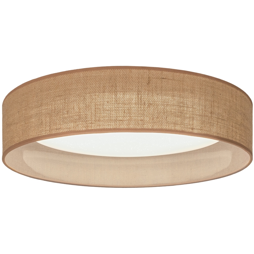 BRILAGI - LED prigušiva plafonsko svetlo VELVET SMARTIX STARS LED/36W/230V 3000-6000K prečnika 55 cm bež Wi-Fi Tuya Beacon + daljinski upravljač