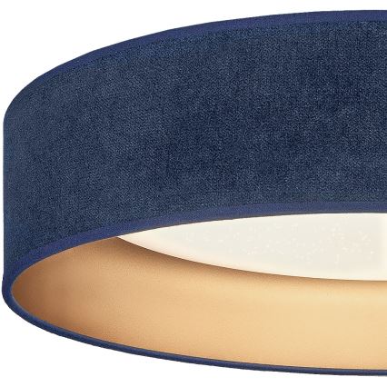 BRILAGI - LED prigušiva plafonska lampa VELVET SMARTIX STARS LED/24W/230V 3000-6000K prečnik 45 cm plava/zlatna Wi-Fi Tuya Beacon + daljinski upravljač