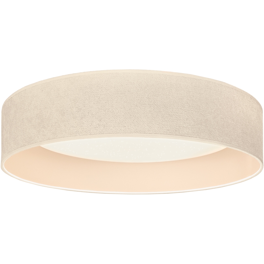 Brilagi - LED prigušiva plafonska lampa VELVET SMARTIX STARS LED/36W/230V 3000-6000K prečnik 55 cm krem Wi-Fi Tuya Beacon + daljinski upravljač