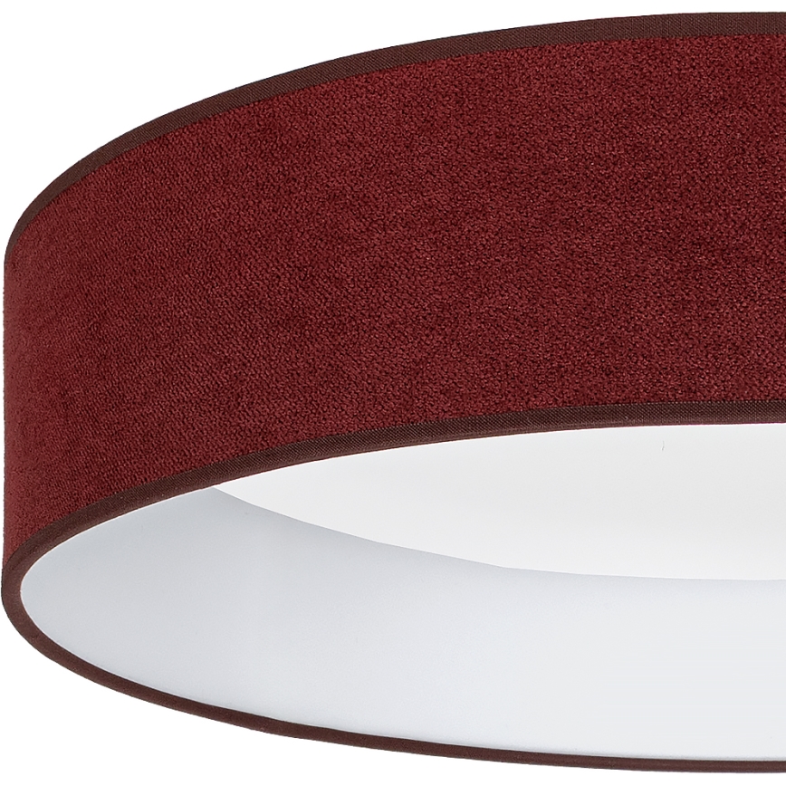 BRILAGI - LED prigušiva plafonska svetiljka VELVET SMARTIX LED/24W/230V 3000-6000K prečnik 45 cm vinsko-crvena Wi-Fi Tuya Beacon + daljinski upravljač