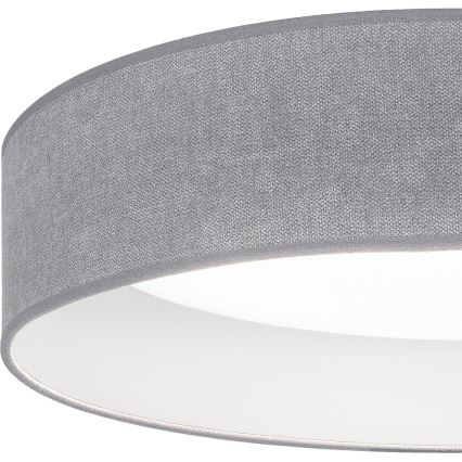 Brilagi - LED plafonsko svetlo VELVET SMARTIX - prigušiva LED/24W/230V 3000-6000K prečnik 45 cm siva Wi-Fi Tuya Beacon + daljinski upravljač